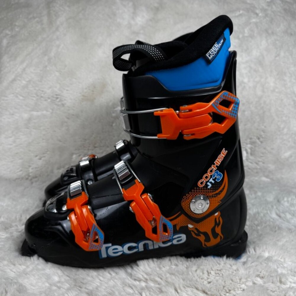 Tecnica JT3 Cochise Junior Ski Boots Size 7.5 US Mondo 25.5 Used Free Mountain